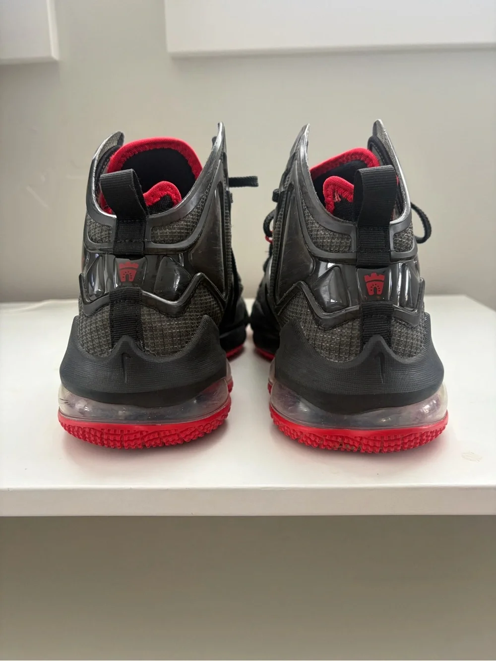 Nike LeBron 19 Sneakers Bred Black Red Size 6Y | Women’s 7.5 Basketball Shoes